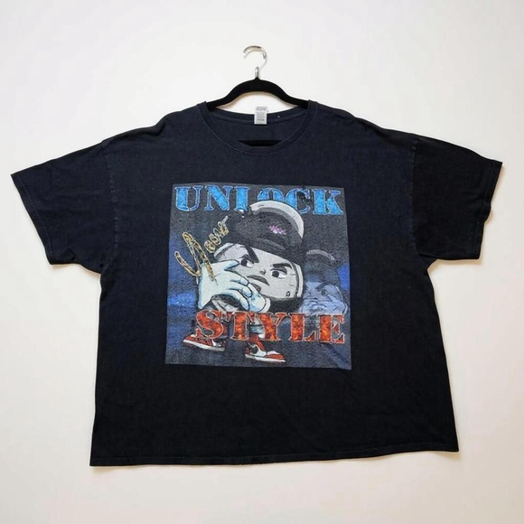 Gildan Other - Gildan Mens Black Graphic T-Shirt Size 3XL